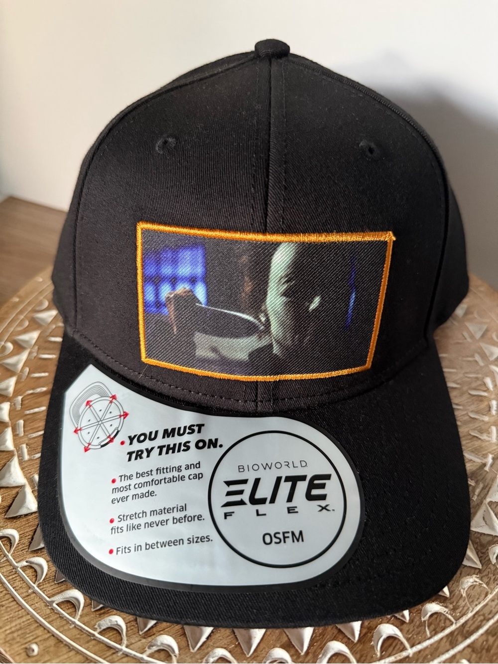 NWT Halloween Resurrection Michael Myers Bioworld Flex Hat OSFM Black